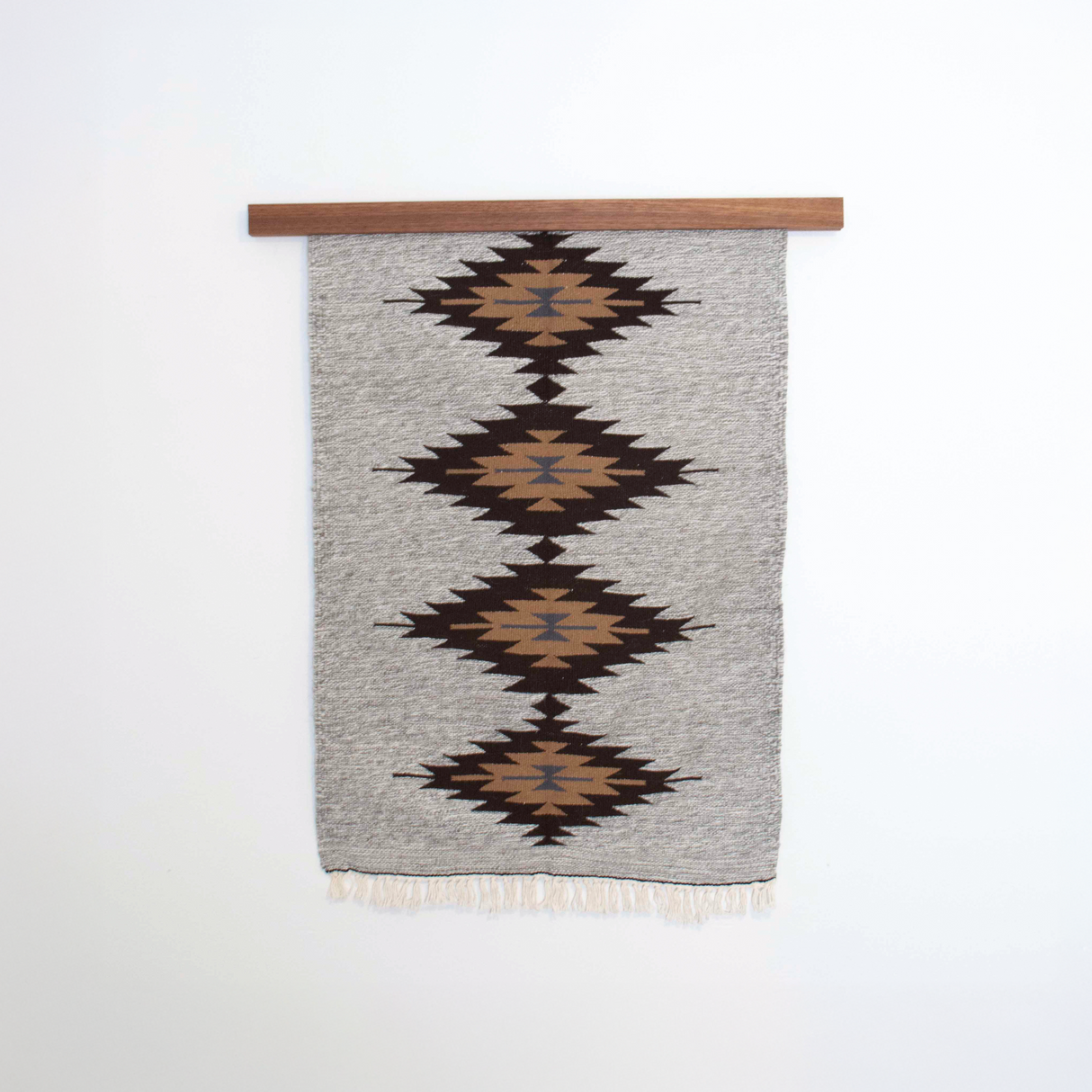 African Sapele Wood Wall Hanging Rug Hangers