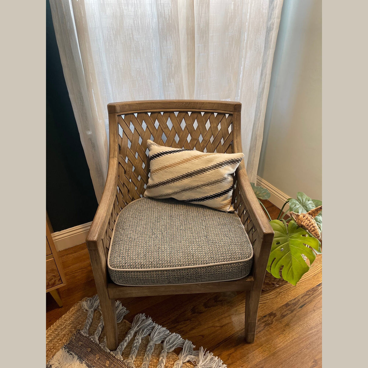 Handwoven Promin (Beam) Wool Pillow