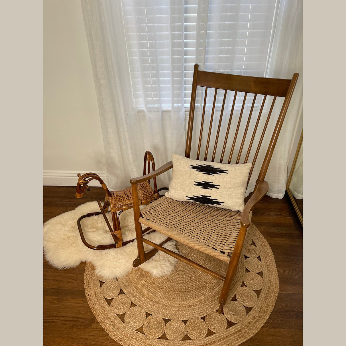 Handwoven Chysto (Pure) Wool Pillow