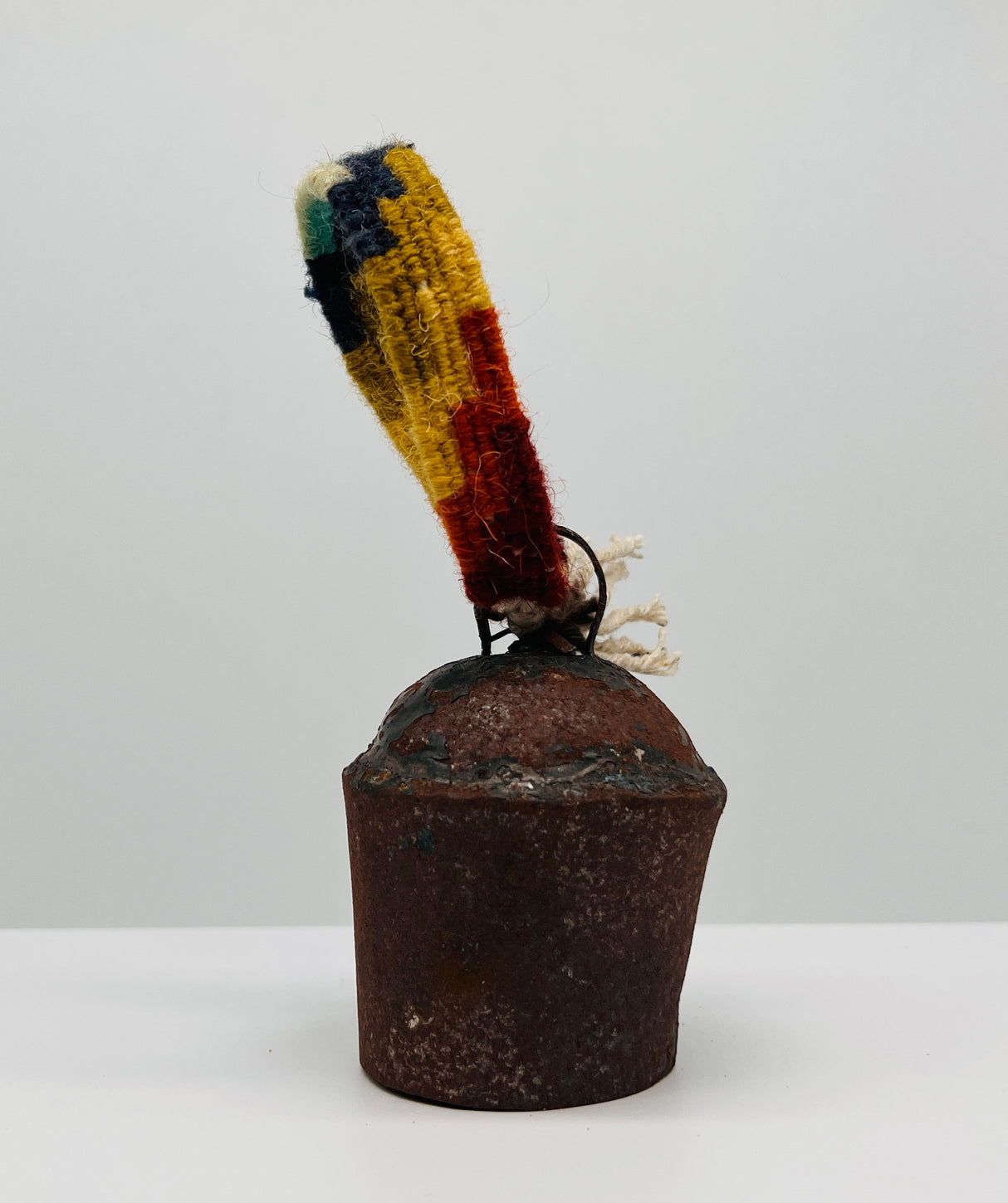 Vintage Ornament Handmade Pahāḍa Goat & Sheep's Bell from Himalayan Mountains of Nepal and Tibet; Wreath Decor, Wind Chimes