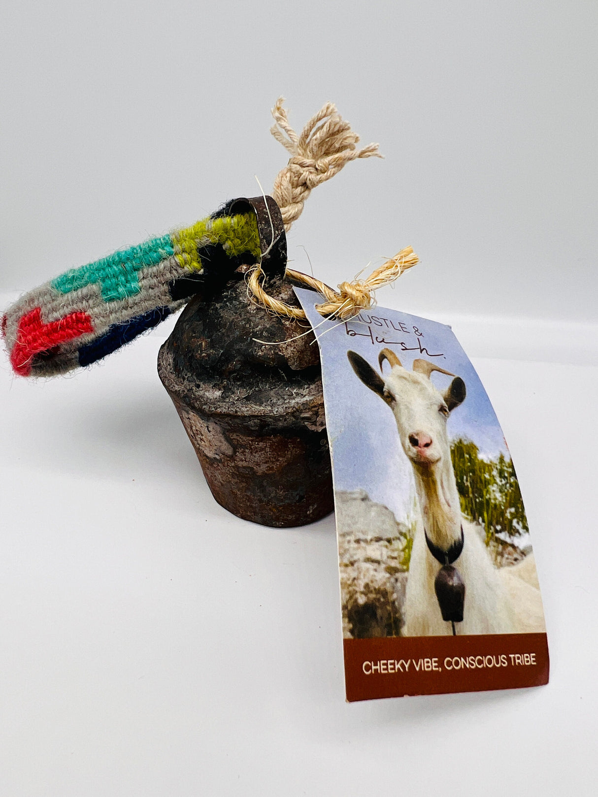 Vintage Ornament Handmade Pahāḍa Goat & Sheep's Bell from Himalayan Mountains of Nepal and Tibet; Wreath Decor, Wind Chimes