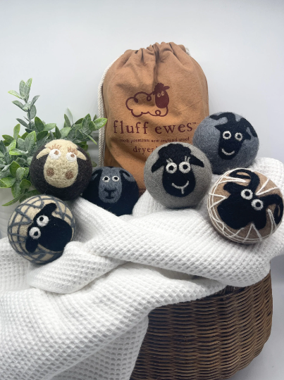 Gift Bundle: Buy 3 Sets of Fluff Ewes Natural Dryer Balls, Get 1 Set Free!