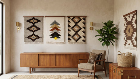 What to Pair With a Decorative Rug on the Wall