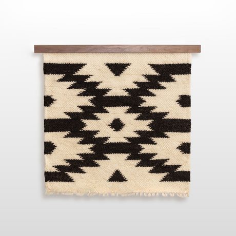 African Sapele Wood Wall Hanging Rug Hangers