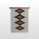 African Sapele Wood Wall Hanging Rug Hangers