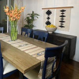 Chysto (Pure) Wool Rug / Wall Hanging Duo + Wood Rug Hanger ($465 value)