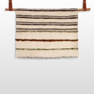 Faino (Fine) Wool Statement Throw / Baby Blanket