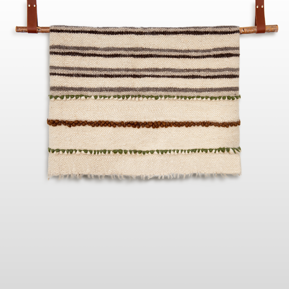 Faino (Fine) Wool Statement Throw / Baby Blanket