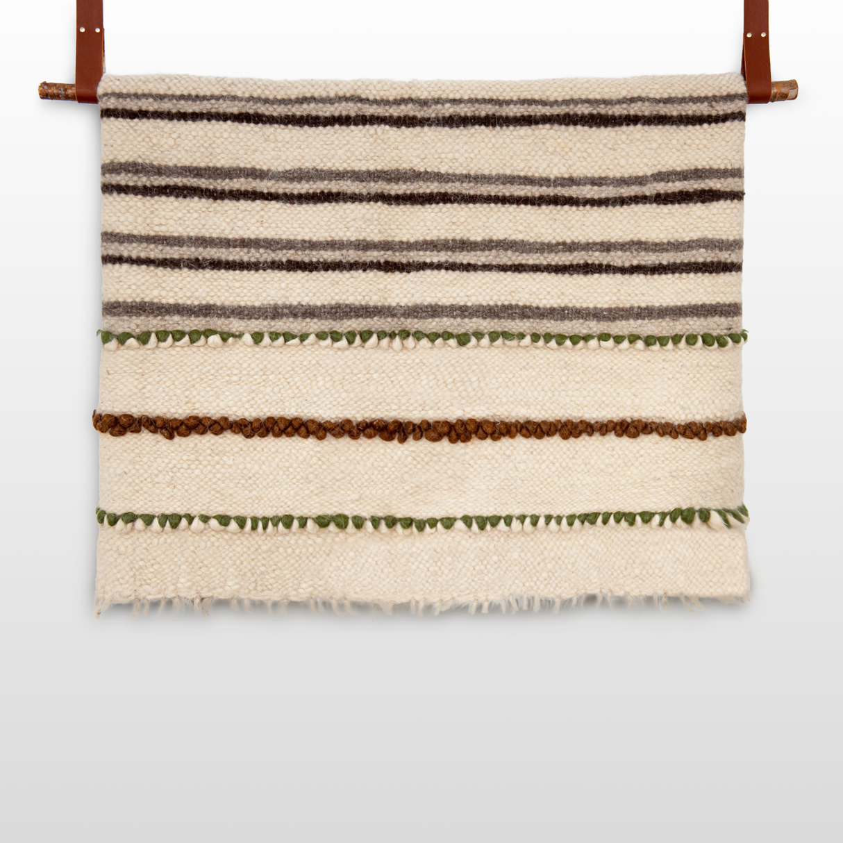 Faino (Fine) Wool Statement Throw / Baby Blanket