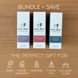 Fluff Ewes "Bag of Marbles" Dye Free Natural Wool Dryer Balls for Laundry: Set of 3 or 6