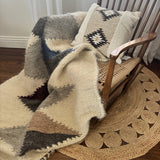 Harmonia A (Harmony) Wool Statement Throw / Baby Blanket