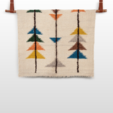 Lis (Forest) Wool Statement Throw / Baby Blanket