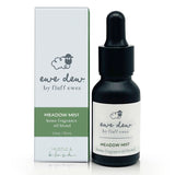 Ewe Dew by Fluff Ewes Meadow Mist Laundry, Home Fragrance + Aromatherapy Essential Oil Blend for Wool Dryer Balls or Oil Diffuser, 0.5 fl oz/15mL (Light, Fresh Floral)
