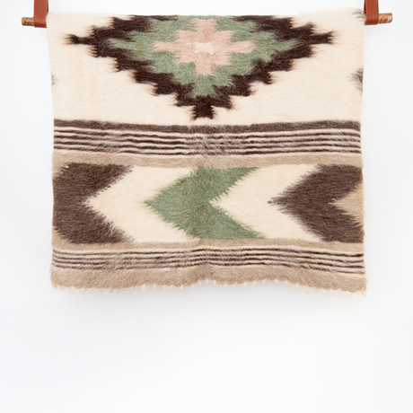 Myr (Peace) Wool Statement Bed Blanket