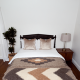 Myr (Peace) Wool Statement Bed Blanket