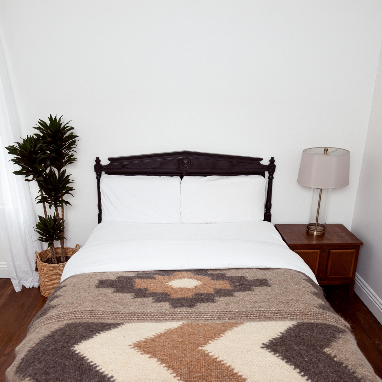 Myr (Peace) Wool Statement Bed Blanket