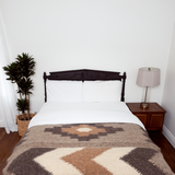 Myr (Peace) Wool Statement Bed Blanket