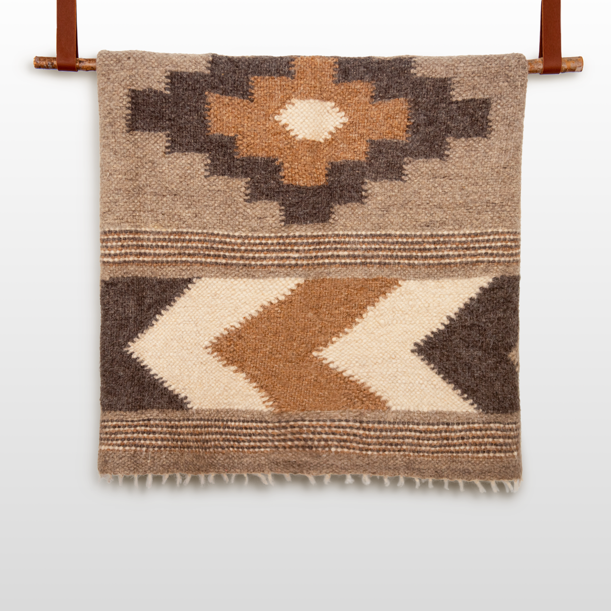 Myr (Peace) Wool Statement Bed Blanket