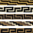 Four woven bands with geometric, maze-like patterns in earthy tones and black on a white background.