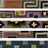 Four colorful, woven textile bands with geometric, maze-like patterns in various colors and shapes.