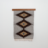Smilyv (Bold) Wool Rug / Wall Hanging + Wood Rug Hanger ($240 Value)