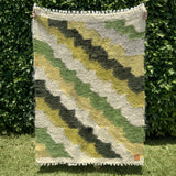 Sontse (Sun) Wool Statement Throw / Baby Blanket