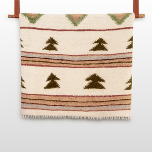 Sosna (Pine) Wool Statement Bed Blanket