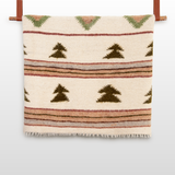 Sosna (Pine) Wool Statement Bed Blanket
