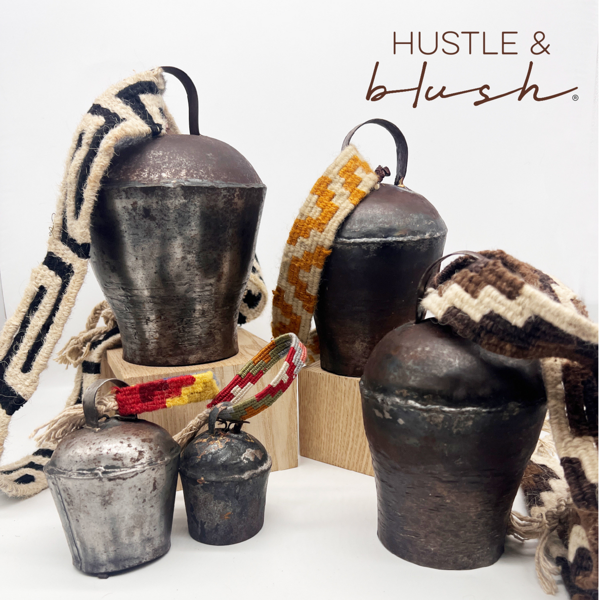 Vintage Handmade Pahāḍa Yak, Goat & Sheep's Bells From Himalayan Mountains of Nepal and Tibet