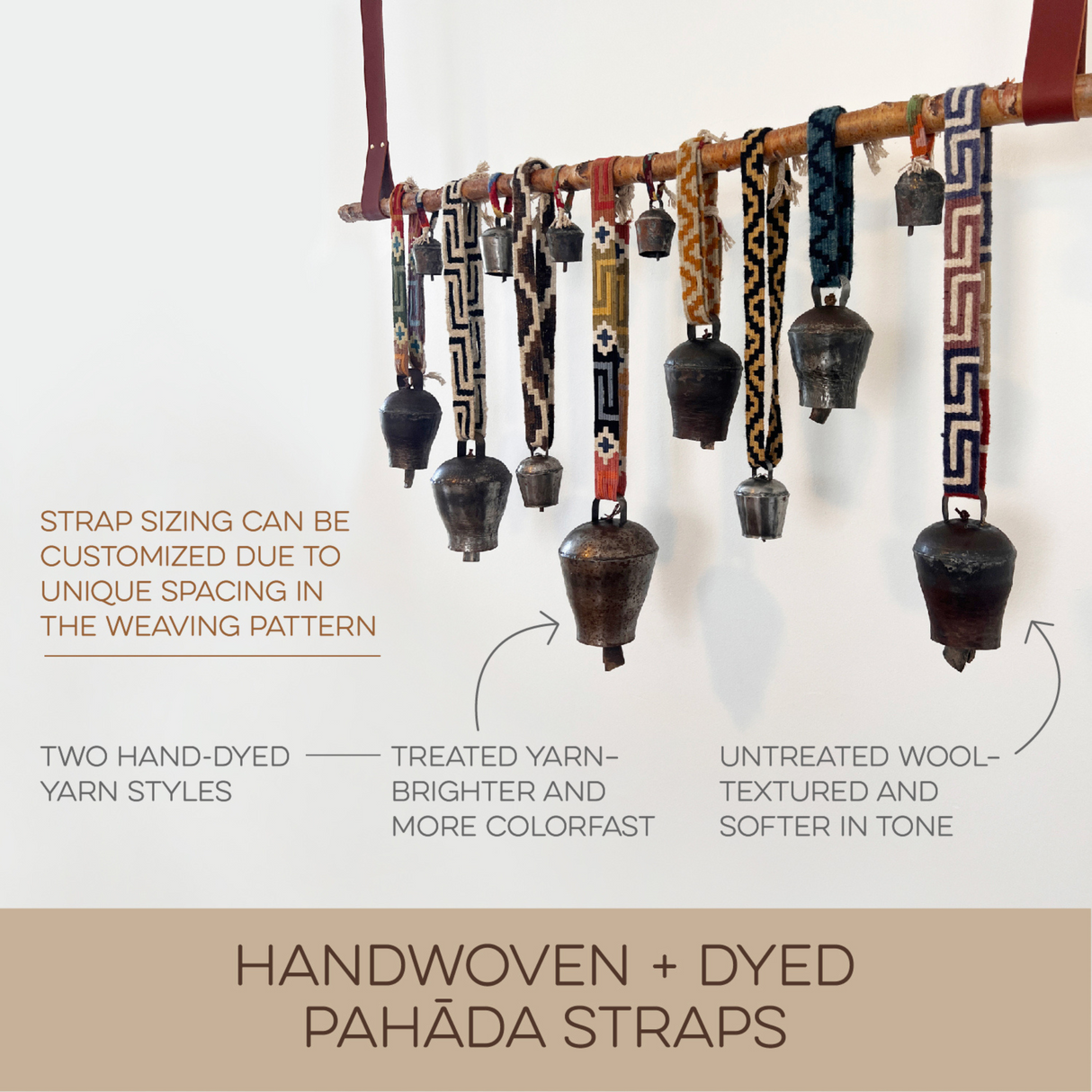 Vintage Handmade Pahāḍa Yak, Goat & Sheep's Bells From Himalayan Mountains of Nepal and Tibet