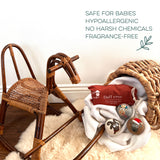 Fluff Ewes Premium XL Dryer Balls: "Sheep in Heavenly Peace" 3 pack, Holiday Limited Edition