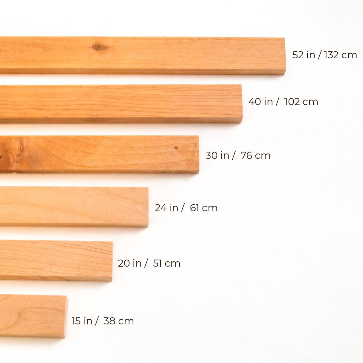 Eco-Friendly Hemlock Wood Rug Quilt Hanger Wall Hanging Knobless
