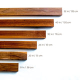 Eco-Friendly American Walnut Wood Rug Quilt Hanger (Knobless) and Wall Hanging Hand-woven in Ukraine