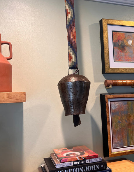 Vintage Handmade Pahāḍa Yak, Goat & Sheep's Bells from Himalayan Mountains of Nepal and Tibet; Christmas Ornament, Wreath Decor, Sound Bath