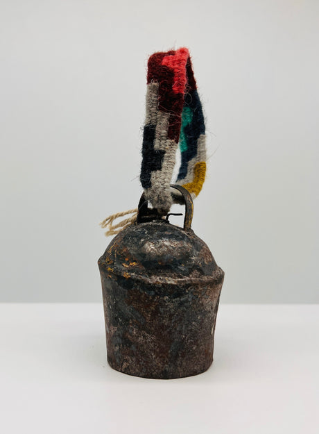 Vintage Ornament Handmade Pahāḍa Goat & Sheep's Bell from Himalayan Mountains of Nepal and Tibet; Wreath Decor, Wind Chimes
