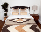 Myr (Peace) Wool Statement Bed Blanket