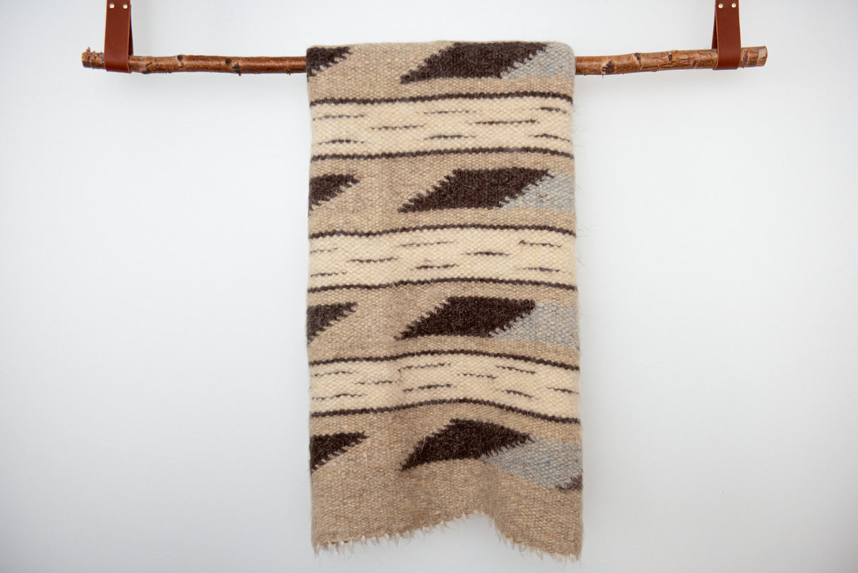 Tak (Yes) Wool Statement Bed Blanket