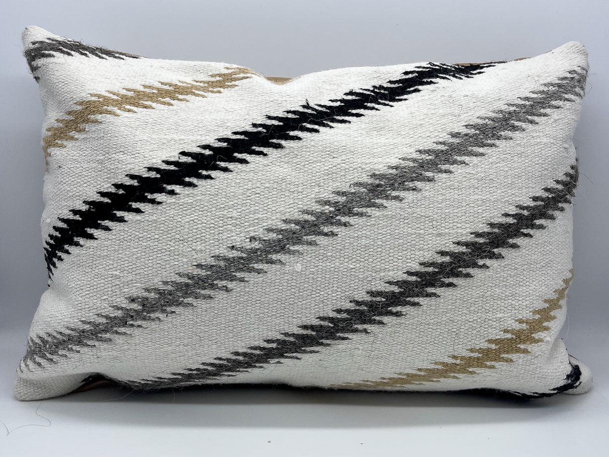 Handwoven Promin (Beam) Wool Pillow