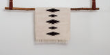 Chysto (Pure) Wool Rug / Wall Hanging + Hemlock Wood Rug Hanger ($240 value)