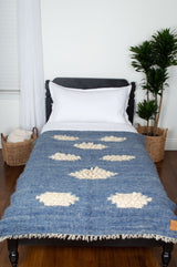 Khmara (Cloud) Wool Statement Throw / Baby Blanket