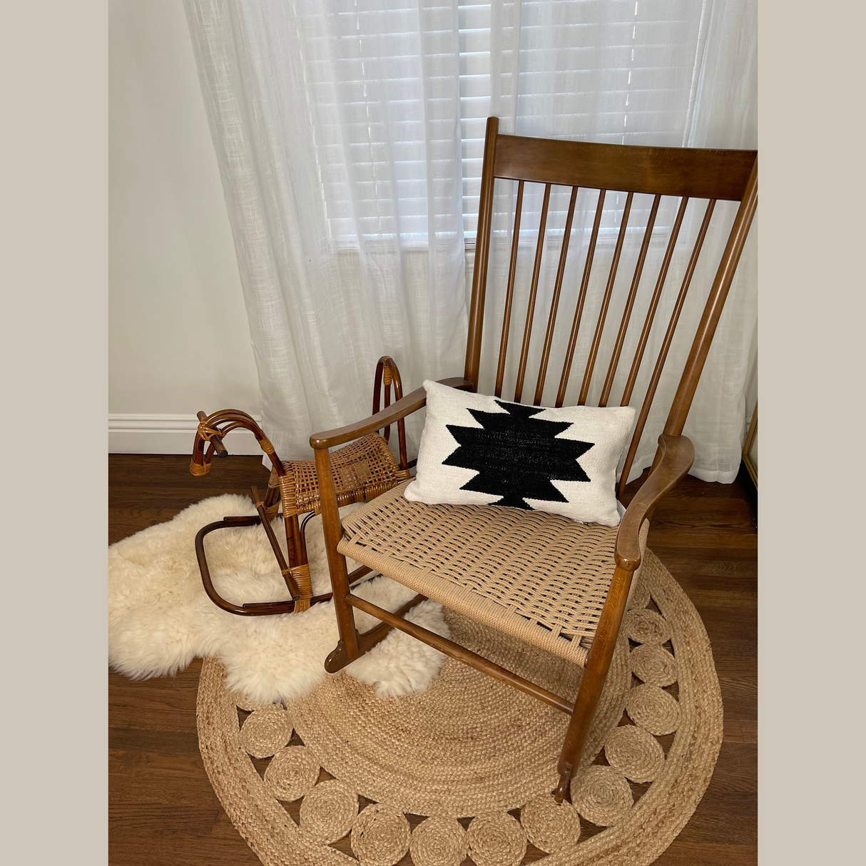 Handwoven Bold Chysto (Pure) Wool Pillow