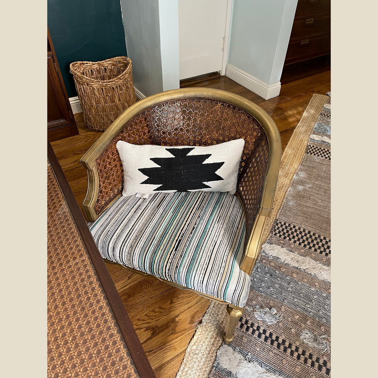 Handwoven Bold Chysto (Pure) Wool Pillow