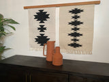 Chysto (Pure) Wool Rug / Wall Hanging Duo + Wood Rug Hanger ($465 value)