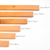 Western Hemlock Wood Wall Hanging Hangers