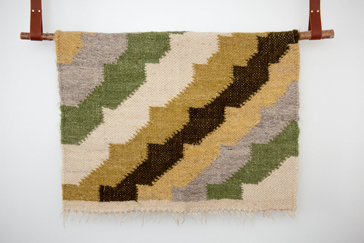 Sontse (Sun) Wool Statement Throw / Baby Blanket