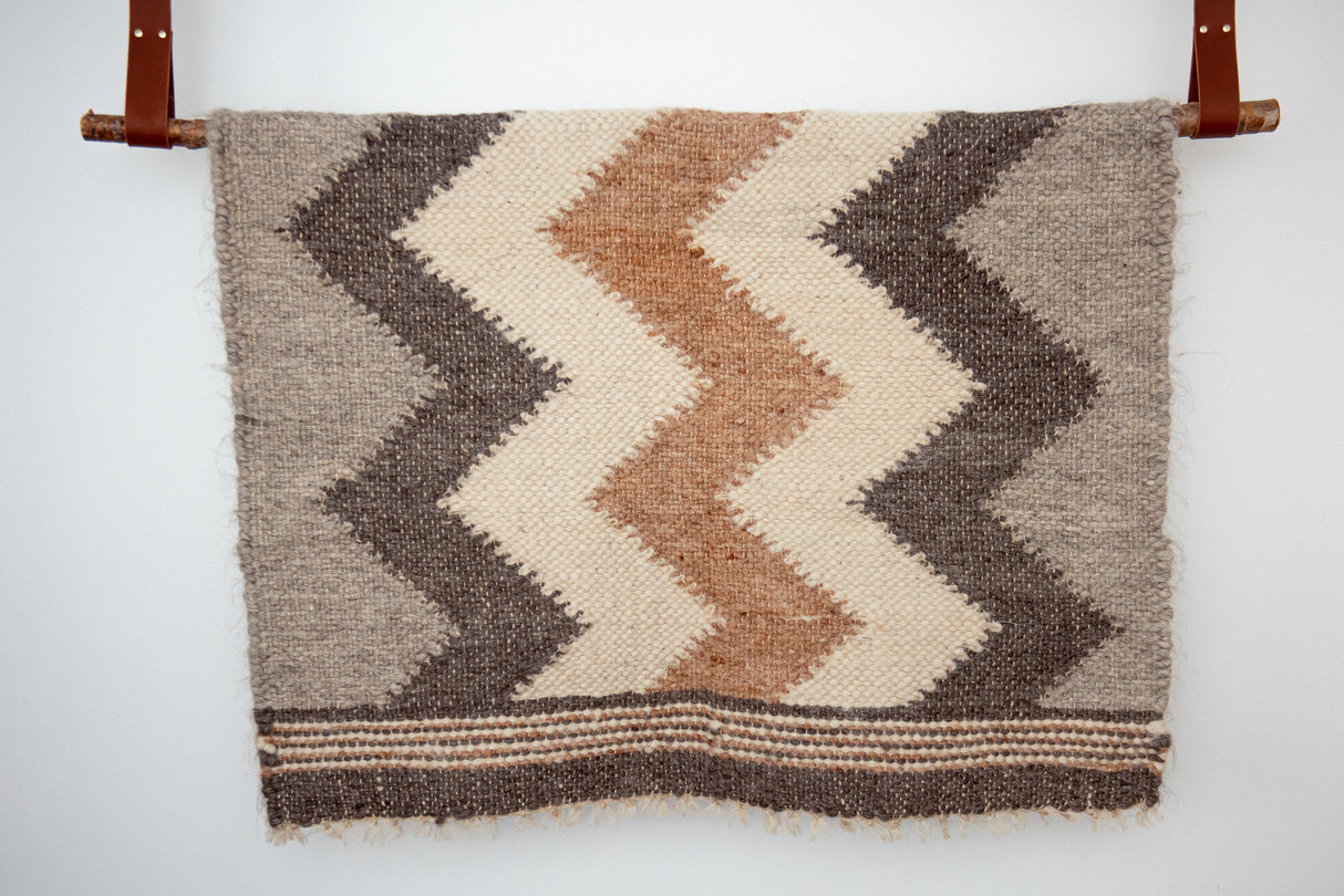 Myr (Peace) Wool Statement Throw / Baby Blanket