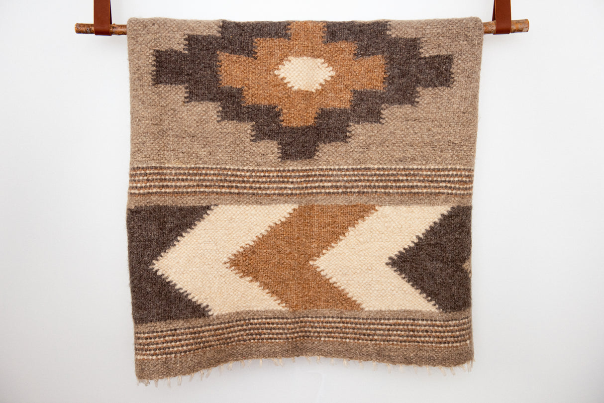 Myr (Peace) Wool Statement Bed Blanket