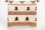 Sosna (Pine) Wool Statement Bed Blanket