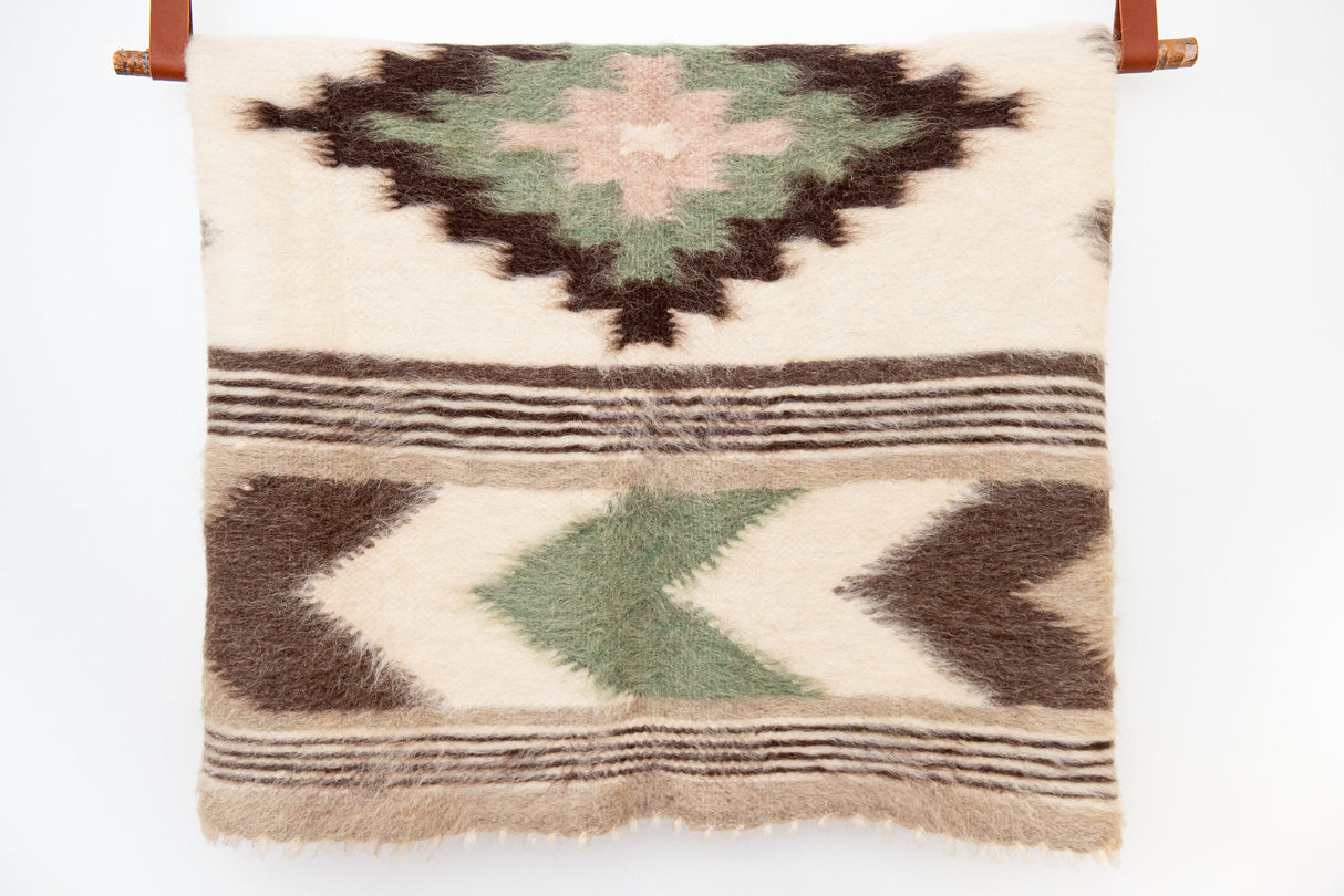 Myr (Peace) Wool Statement Bed Blanket