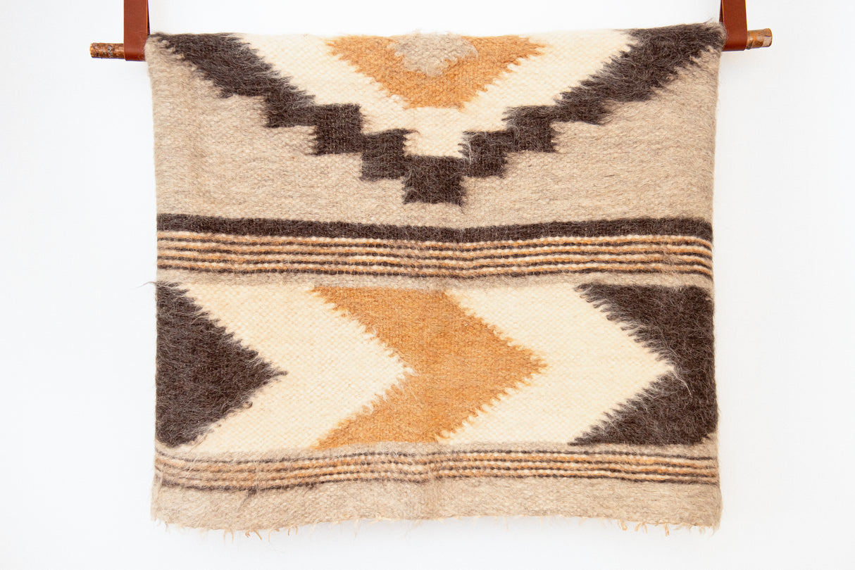 Myr (Peace) Wool Statement Bed Blanket